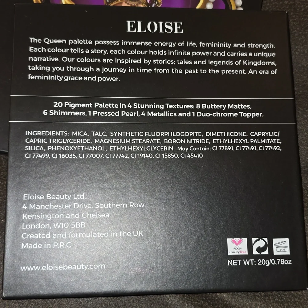 The Queen Eloise Beaut eyeshadow palette | NIB | a queen lies in all of us | $54 - Picture 5 of 7
